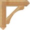 Ekena Millwork Legacy Arts & Crafts Rough Sawn Bracket, Western Red Cedar, 6"W x 30"D x 30"H BKT06X30X30LEC03RWR - alternate 3